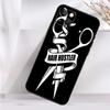 Barber Hair Stylist Shockproof Case For iPhone 18 17 15 16 Pro Max 11 14 Plus 12 13 Mini 16e 17 Air Phone Cover