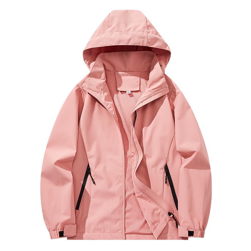 Outdoor Functional Hooded Jacket Couple Travel Mountaineering Camping Jacket Jacket