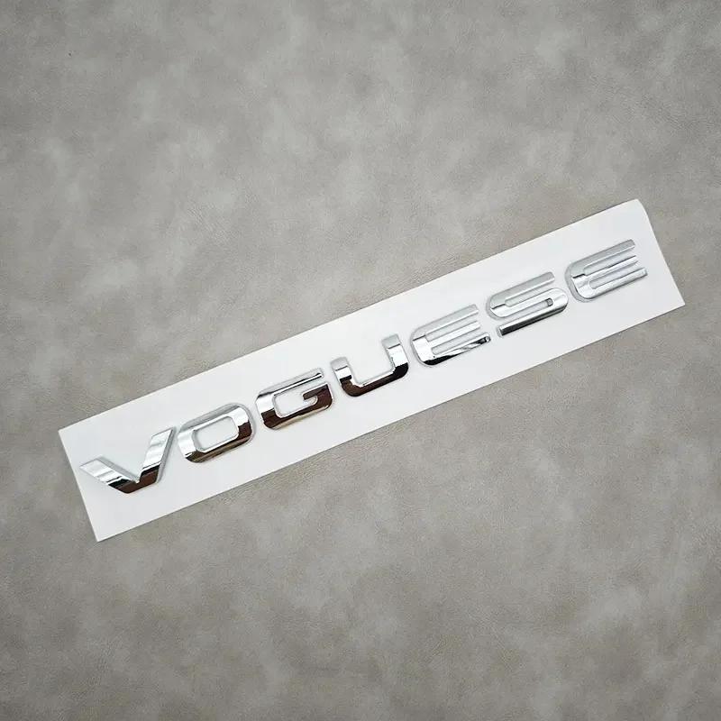 1Pc Range Rover Executive Extended Edition Accessories 3D ABS VOGUE SE Letters Logo Car Rear Trunk Badge Stickers