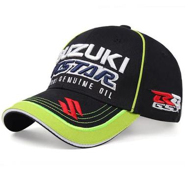 Suzuki Motorcycle Racing Baseball Cap, Men's and Women's Casual and Fashionable Embroidered Curved Brim Sun Hat