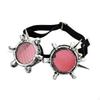 Steampunk-Schutzbrille Elastisch mit Netz-Linsen Industrielle Brille für Cosplayer, Cosplay,