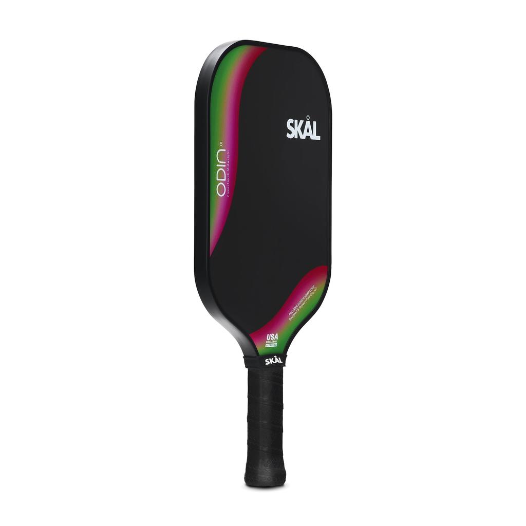 Skal Pickleball Paddle Odin Premium Pro Racket USA Pickleball Approved Raw Carbon Fiber Performance Polypropylene Honeycomb Comfortable Hex Curl Grip