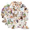 35pcs-50pcs Playful Pets Stickers Cute Dogs Animal Stickers Stationery Stickers For Notebook Luggage Mobile Phone Cup Guitar