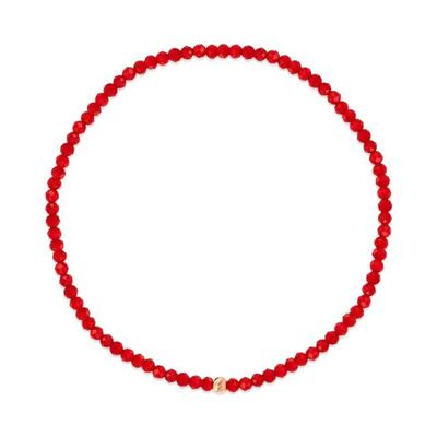 [Bnbgold] 14K Petite Cut Ball Coral Wish Bracelet Chb41117