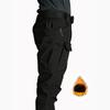 Winter Flap Pocket Men's Fleece Straight Leg Pants Loose Casual Pants Mens Work Pants For Climbing