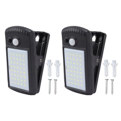 Solar Clip-On Lichter IP65 Wasserdicht 2 Modi Infrarotsensor Außen Clip Bewegungssensor Lichter für
