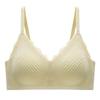 Wheat Ear Lace Suspenders Seamless Bra - Comfortable, Steel-Free, Thin & Fresh Underwear for Women.