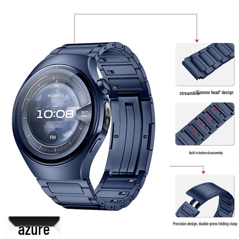 Huawei Watch 5 Slim Titanium Metal H-Link Strap for GT5/4 Pro Smartwatch