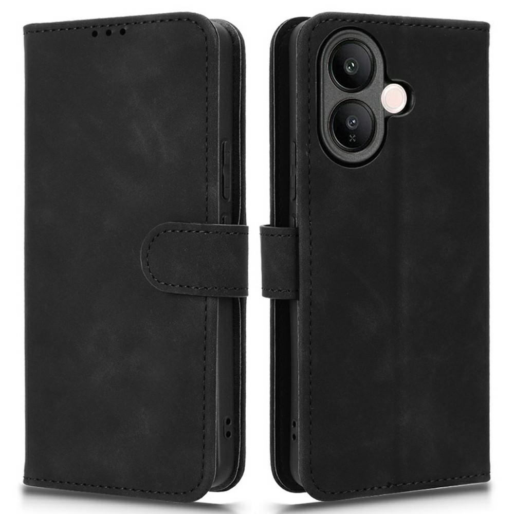 For vivo V60 Lite 4G/5G Leather Case Skin Feel Anti Drop Wallet Flip Phone Cover