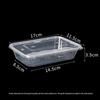 ZLIII Disposable Rectangular 500ml Food Containers