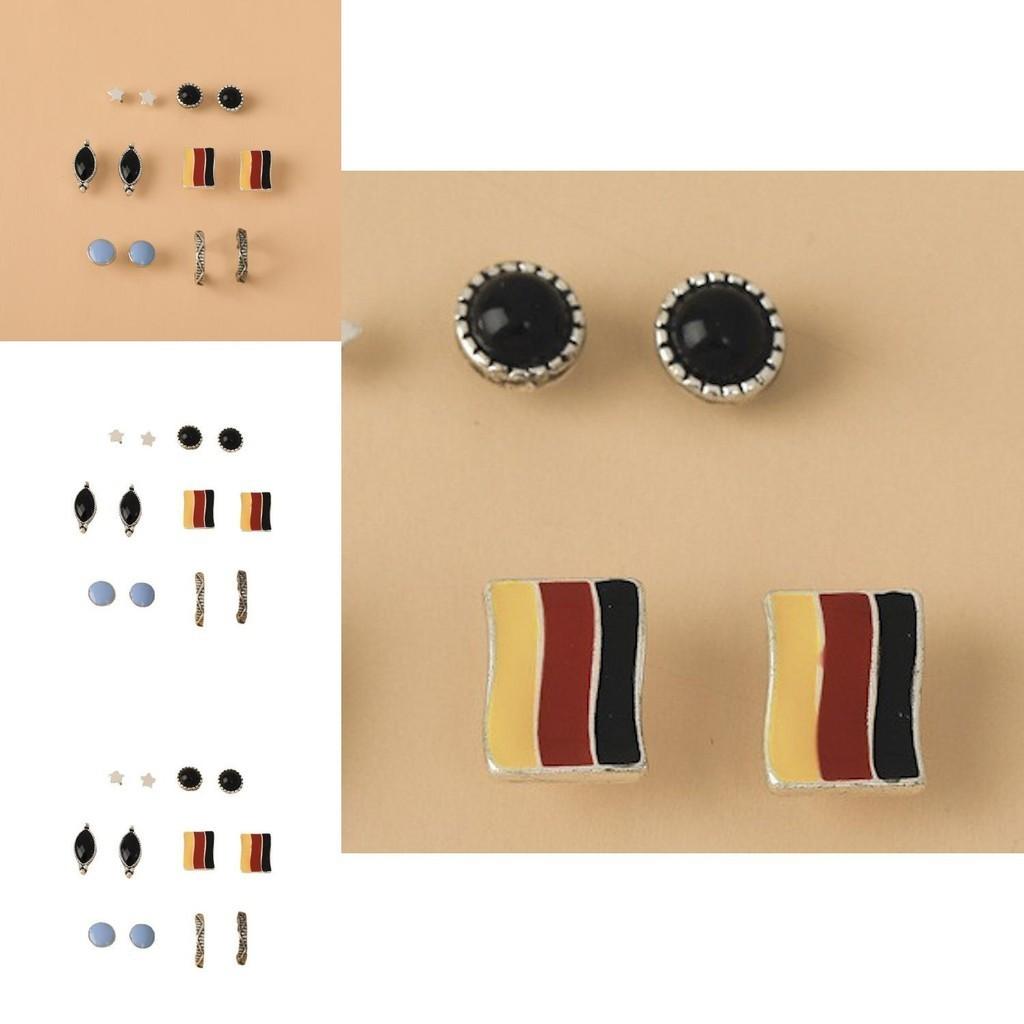 Alloy Beautiful Rhinestone Geometric Earrings For Womens Wear Occasional