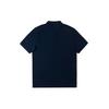 Standard Version Logo Embroidered Felt Patch Short Sleeve Polo Shirt Men Tops Navy-Blue LMT0075264CJ00FA05179