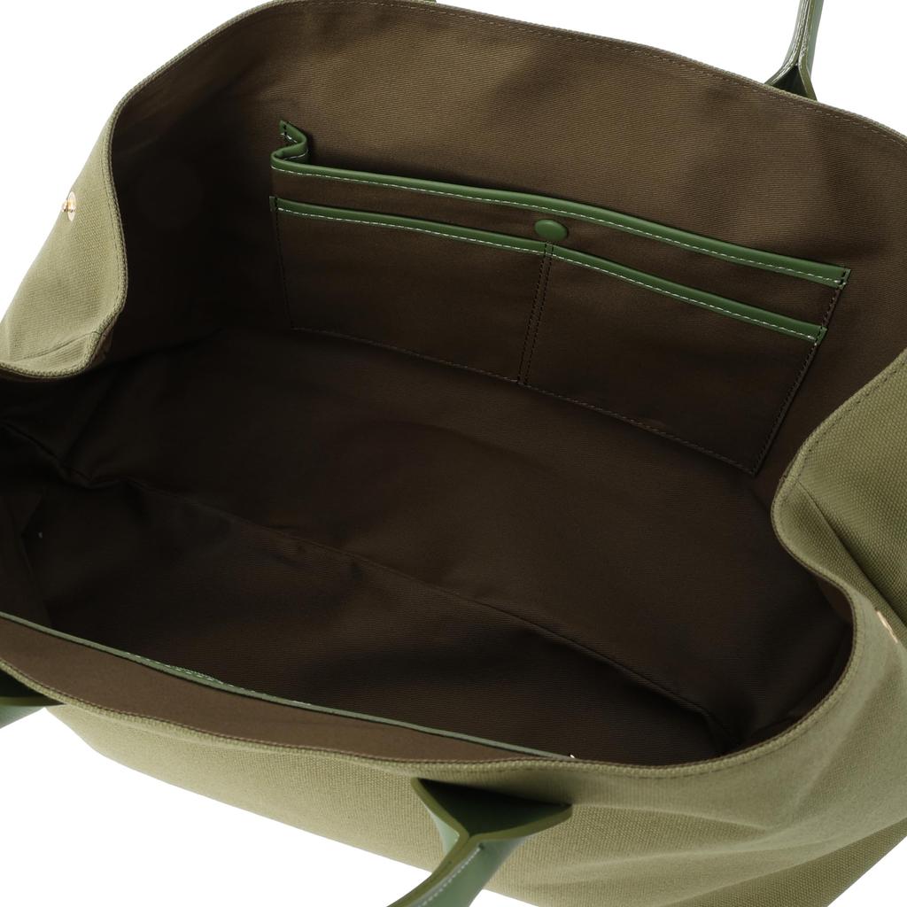 Kitamura Dog Handbag Khaki 33334 P-0685 Women's (Shiba Inu) [Green]