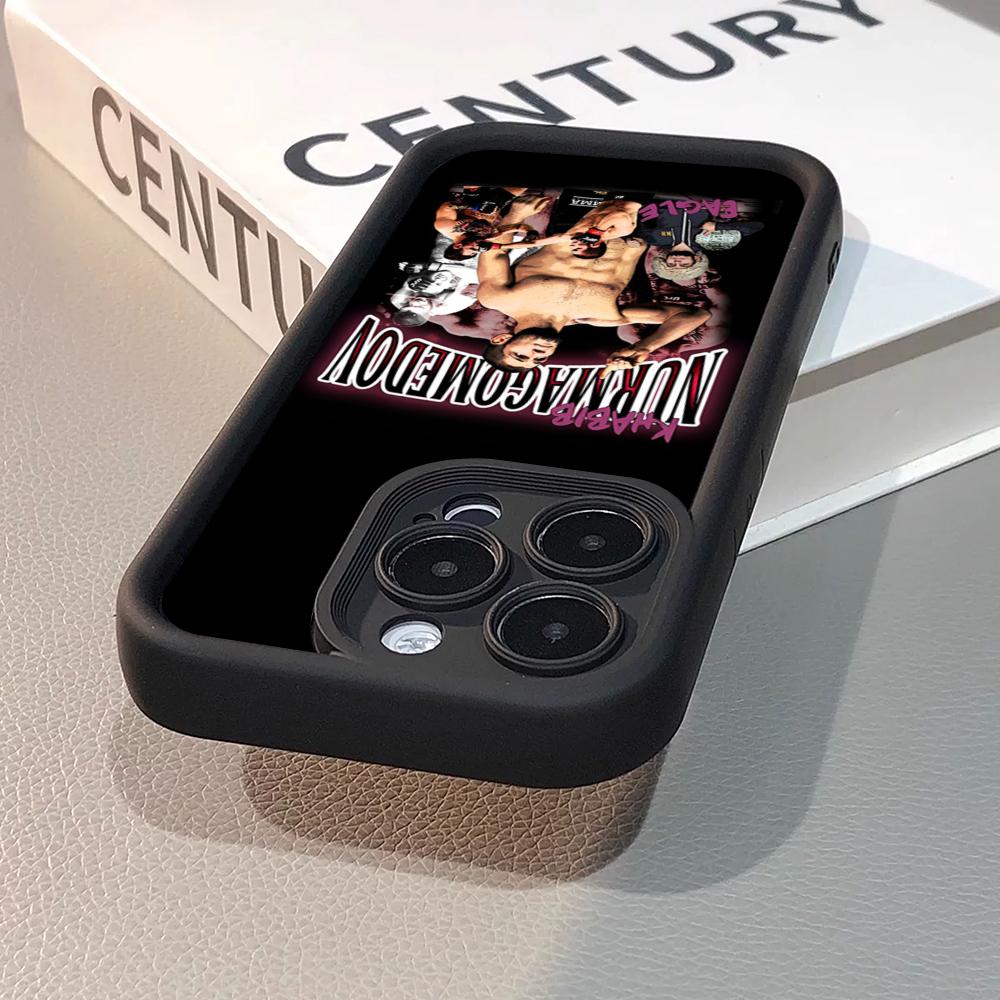 Husă de telefon Khabib Nurmagomedov pentru iphone 17 16 Air 15 14 13 11 12 Pro Max Plus Husa soft shell