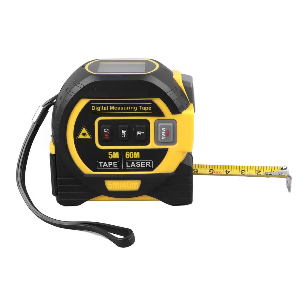 Measuring Sight 3 In 1 Infrared 60m Laser Ranging 5m Tape Measure Vertical Cross Line Laser