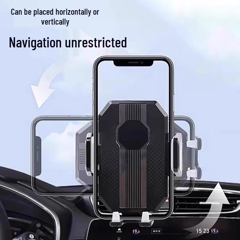 Universal Car Phone Holder with Vacuum Suction Cup for Stable Dashboard and Console Navigation