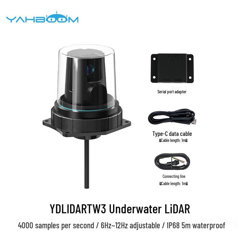 YDLIDAR TW3 Underwater Lidar Sensor for ROS SLAM Navigation and TOF Mapping Underwater Laser Lidar