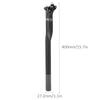 Fahrradsattelstütze aus Kohlefaser 27,2x400mm Faltbares Radfahren Rennrad Mountainbike Sattelstützenrohr
