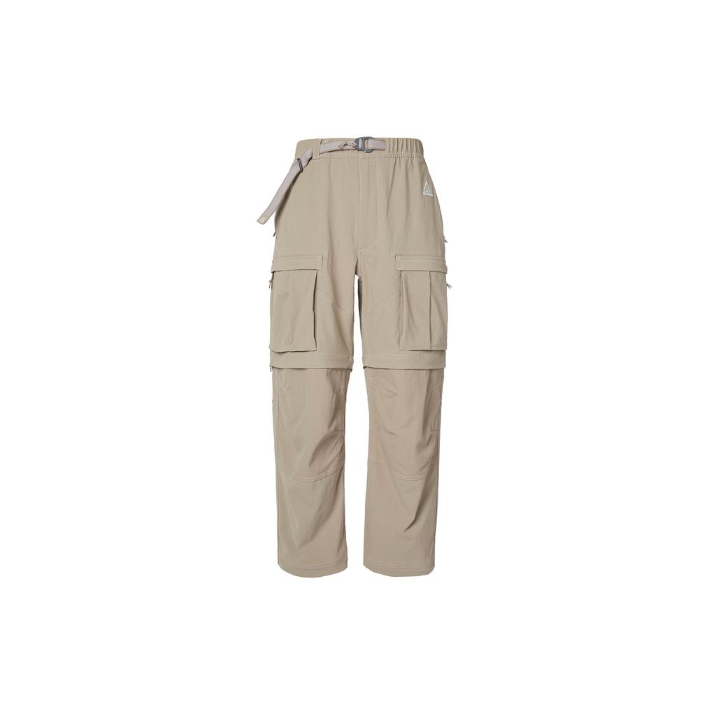 Nike ACG Collection Smith Summit Solid Cargo Pants with Multiple Pockets Men Bottoms Khaki FN0429-247