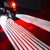 2PCS Motorcycle LED Lamps Welcome Door Courtesy Light With Projector Angels Wing Led Carpet Underglow For Car Motorcycle Light