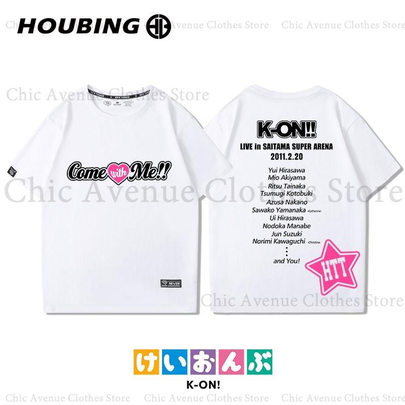 Anime KON  Series Print Tshirt for Fans Cotton Short Sleeve Tee Summer Tops Casual Clothes for Women Unisex Womens Clothing S