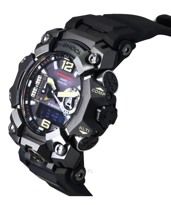 Casio Montre pour homme G-Shock Master Of G-Land Mudmaster Analog Digital Smartphone Link Tough Solar GWG-B1000-1A 200M