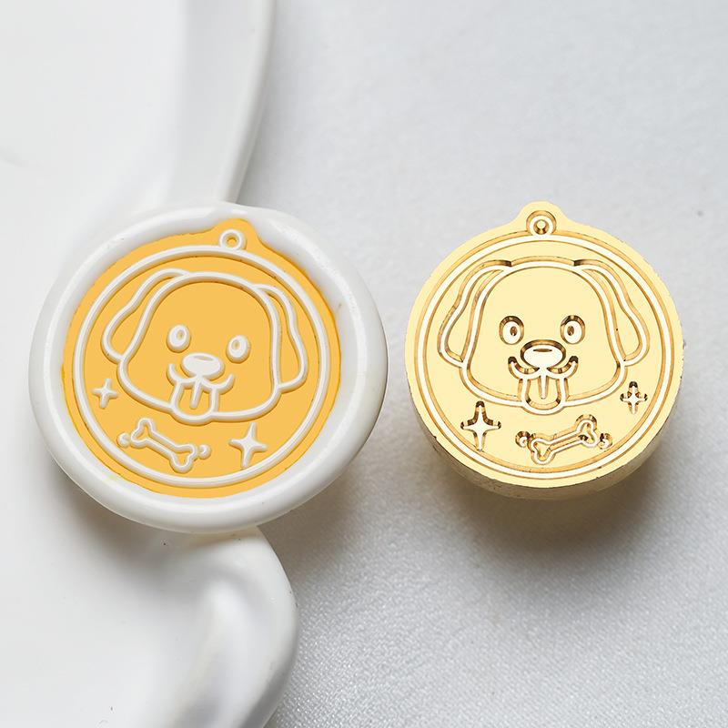 Katze Hund Muster Siegelwachs Stempel Haustier Karte Feuerlack Stempel Scrapbook Und Umschlag Dekoration Siegel