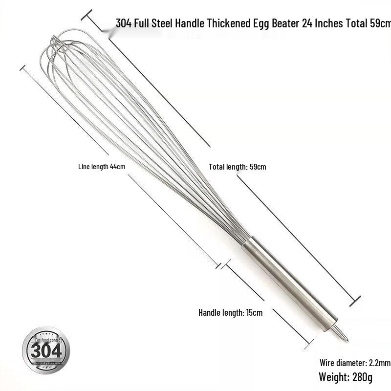 Yingtang 24-inch Long Handle Baking Whisk