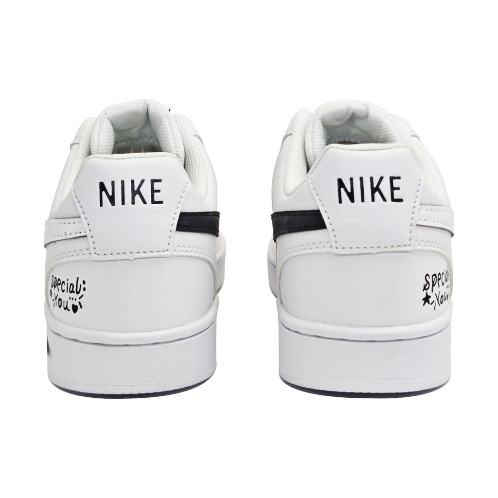 Nike Court Vision 1 Special You Low top Skateboard Shoes Unisex Black White DH2987-101(Team591-)