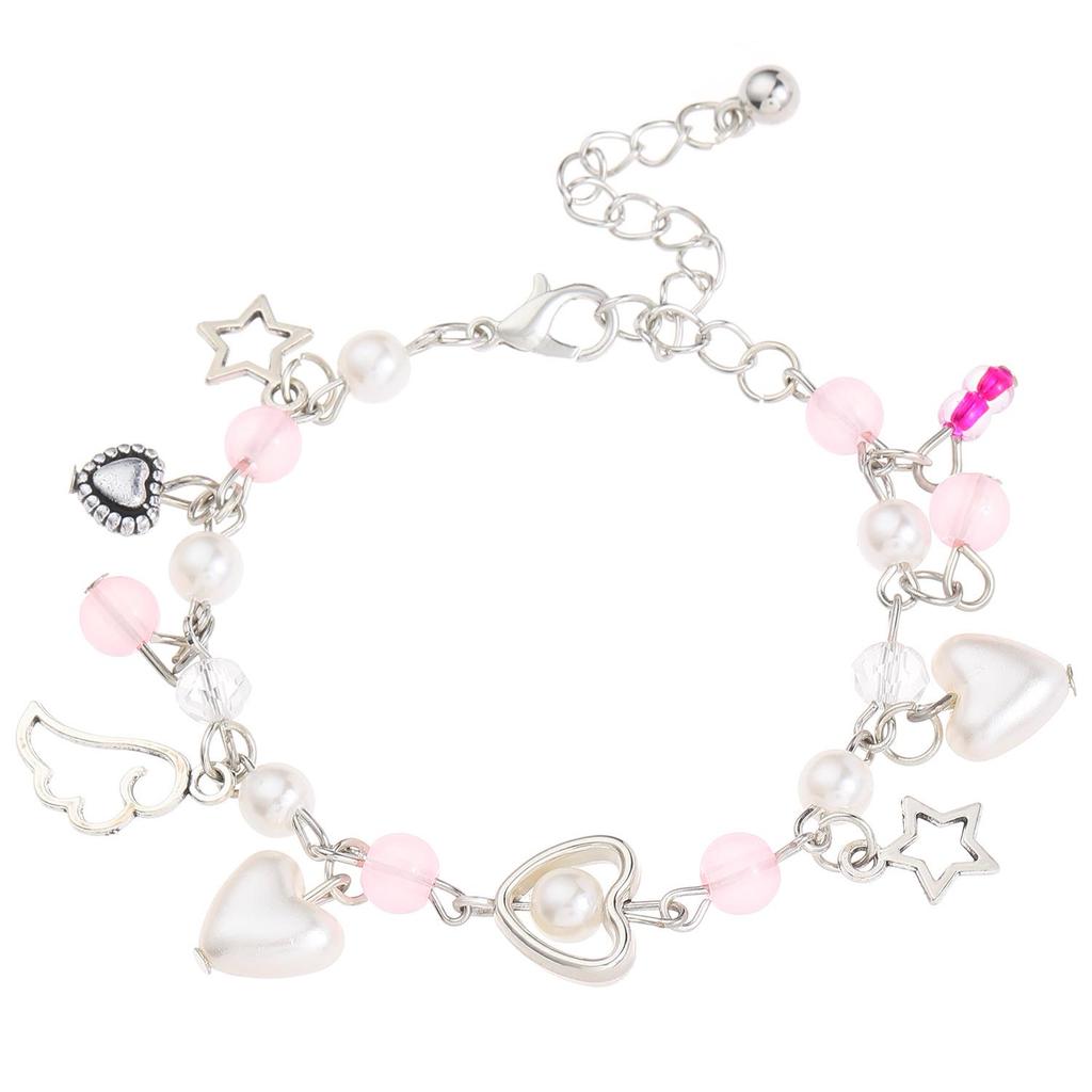 European & American Hollow Cat Paw Heart Sun Moon Star Couple & Friendship Bracelet - Y2K Sweet Cool Jewelry