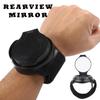 1Pc Bike Mirror Rearview Mirror Wristband 360 Degree Adjustable Rear View Mirror Arm Wear Collapsible Handlebar Safety