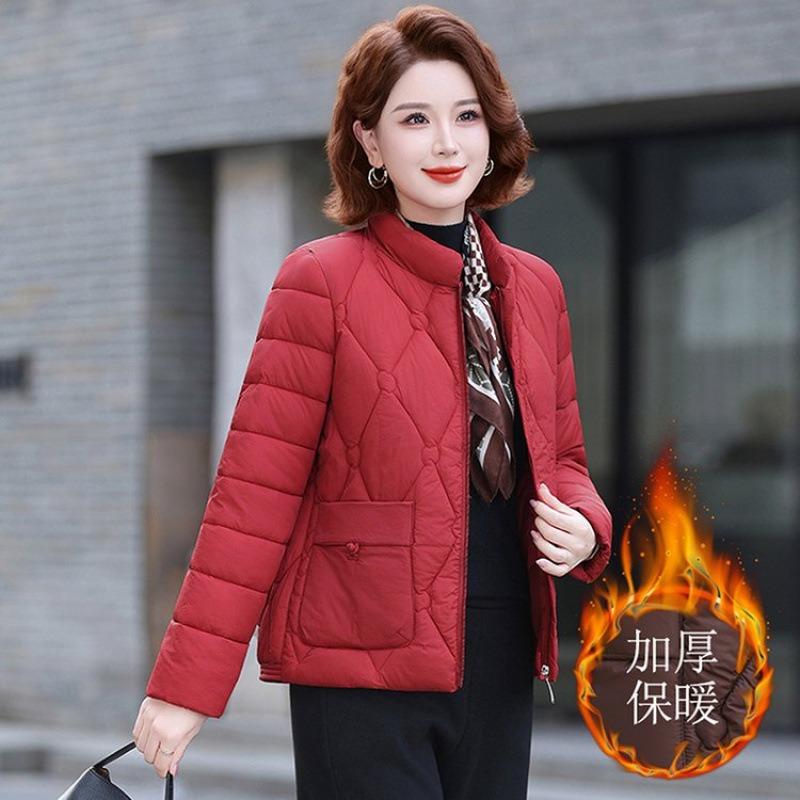 short cotton-padded jacket, small temperament, winter stand-up collar cotton-padded jacket to keep warm, new down cotton-padded jacket for women