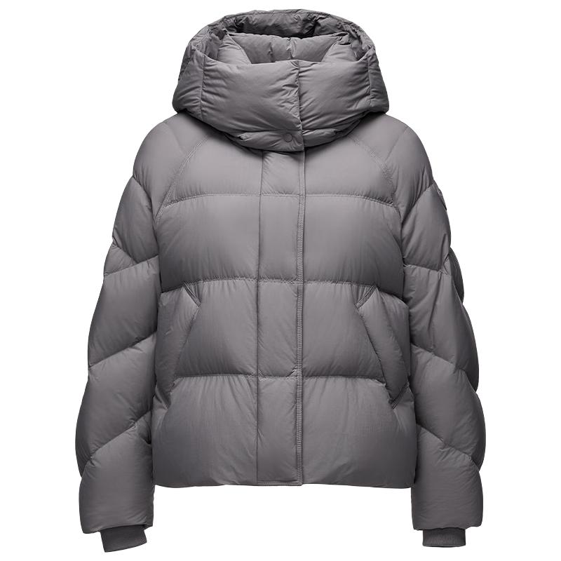 Tanboer Women's Casual Detachable Hood Short Down Jacket
