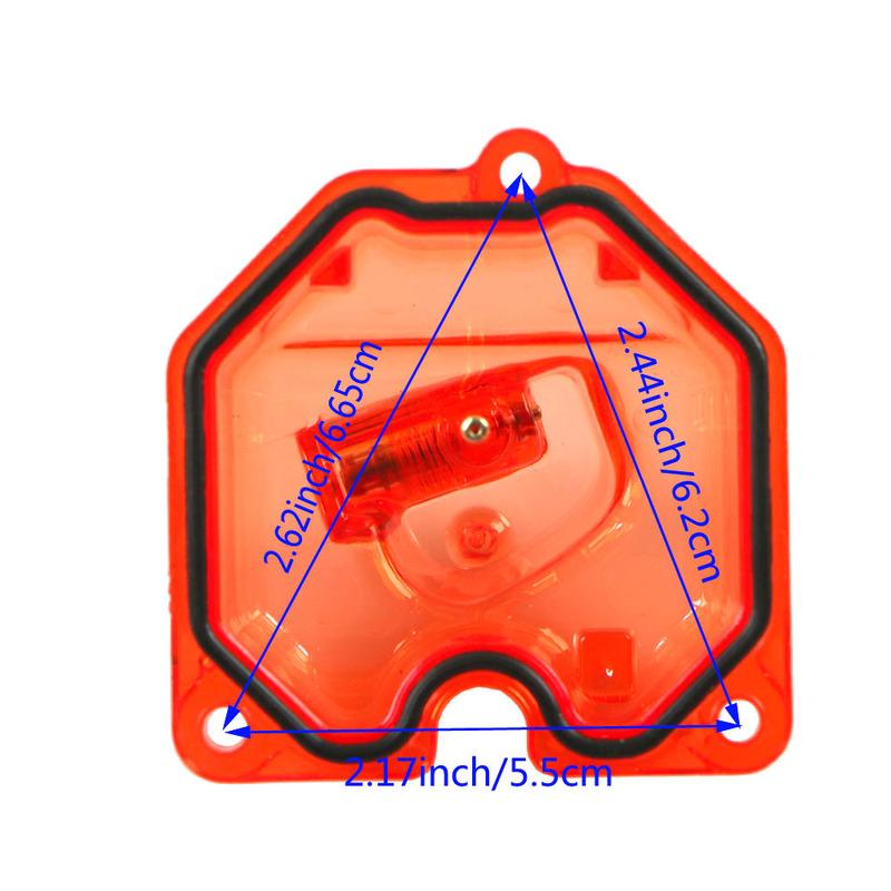Motorcycle Carburetor Clear Bottom Transparent Float Bowl Oil Cup Fit For TMX125 150 200 PZ27 CG125 Carb Fload Chamber 26mm~32mm