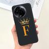 For Realme 11 5G Case Cute Crown Letters Silicone Soft TPU Shockproof Cover For Realme 11X 5G RMX3785 Funda Realme11 Phone Cases