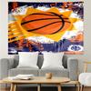 Suns Basketball Artwork Quick-Dry Tapestry Hanging for Bedroom,Livingroom, Playroom,Decor Art Room Wall Tapestry Holiday and Birthday Gifts
