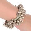 Fashion Women Faux Pearls Beads Hair Band Rope Scrunchie Ponytail Holder