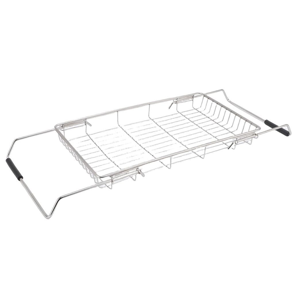 Dish Drying Rack 36cm To 55cm Expandable Space Saving Stainless Steel Dish Drainer for Kitchen Countertop
