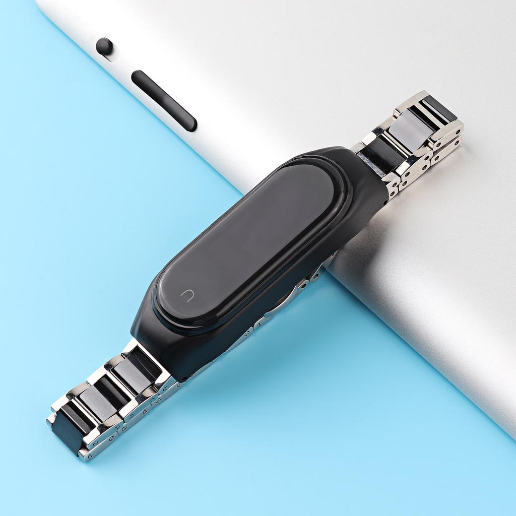 Ceramic Strap for Xiaomi Mi Band 10 9 8 7 6 5 Metal Bracelet Wristband for Mi Band 8/9 Smartwatch Watchband Mi Band 7 6 5 Strap