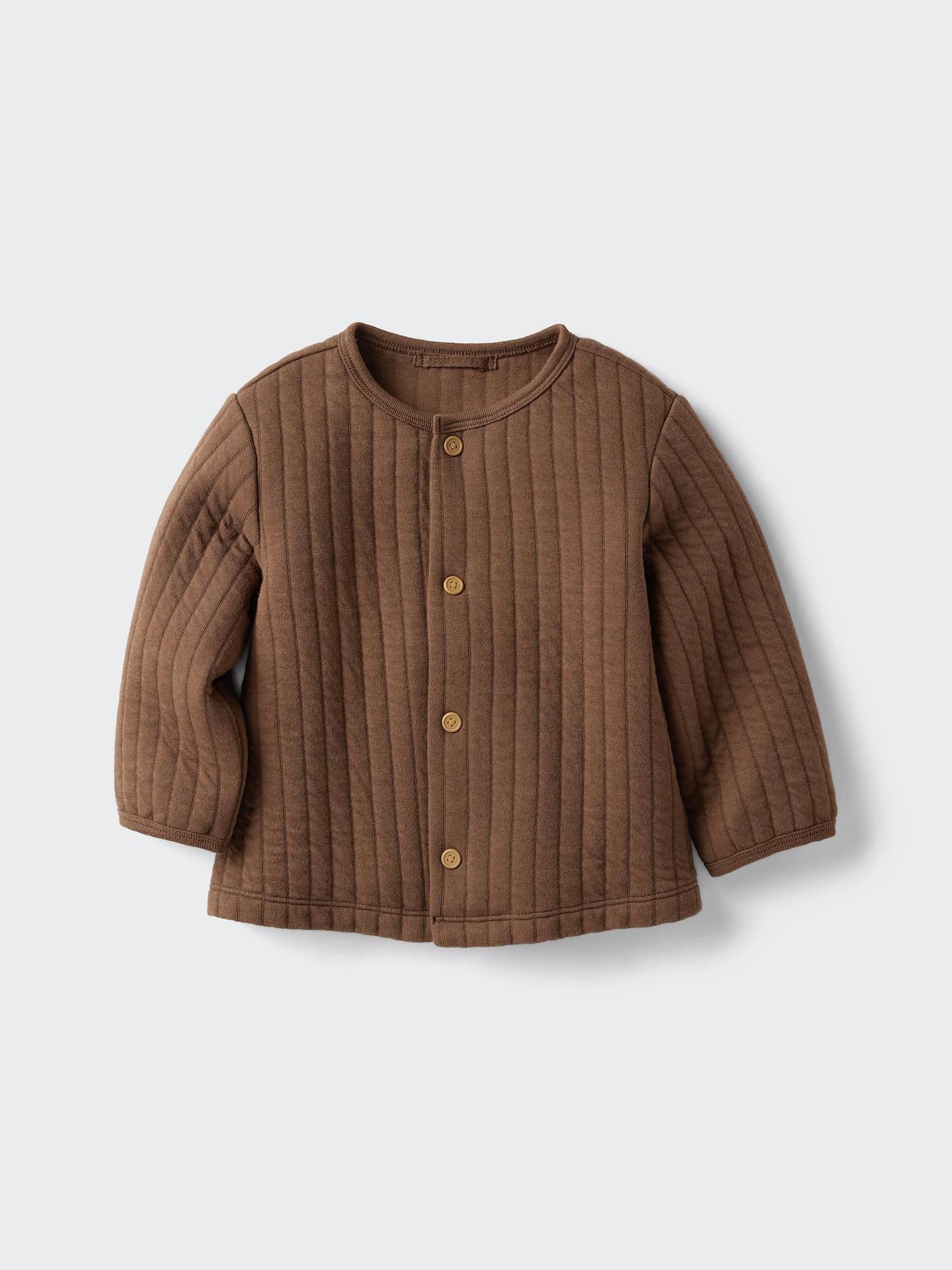 

Uniqlo Детский стеганый кардиган 35 BROWN/BABY 100