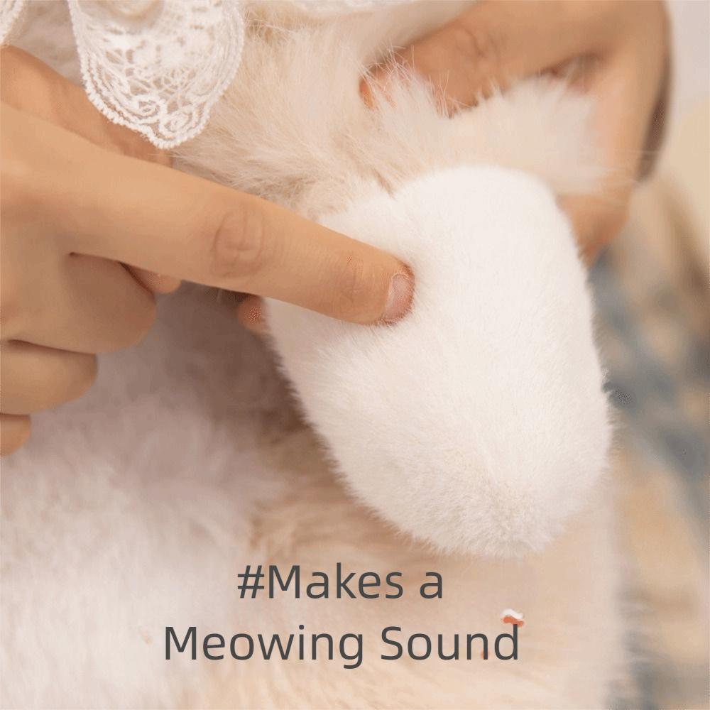 Super Realistic Simulated Puppet Cat Backpack Cute Animals Plush Bag  Birthday Gift