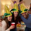 Comfortable Elastic Fit Corn Shaped Funny Party Hat Soft Felt Quirky Cosplay Cap  Cosplay Event