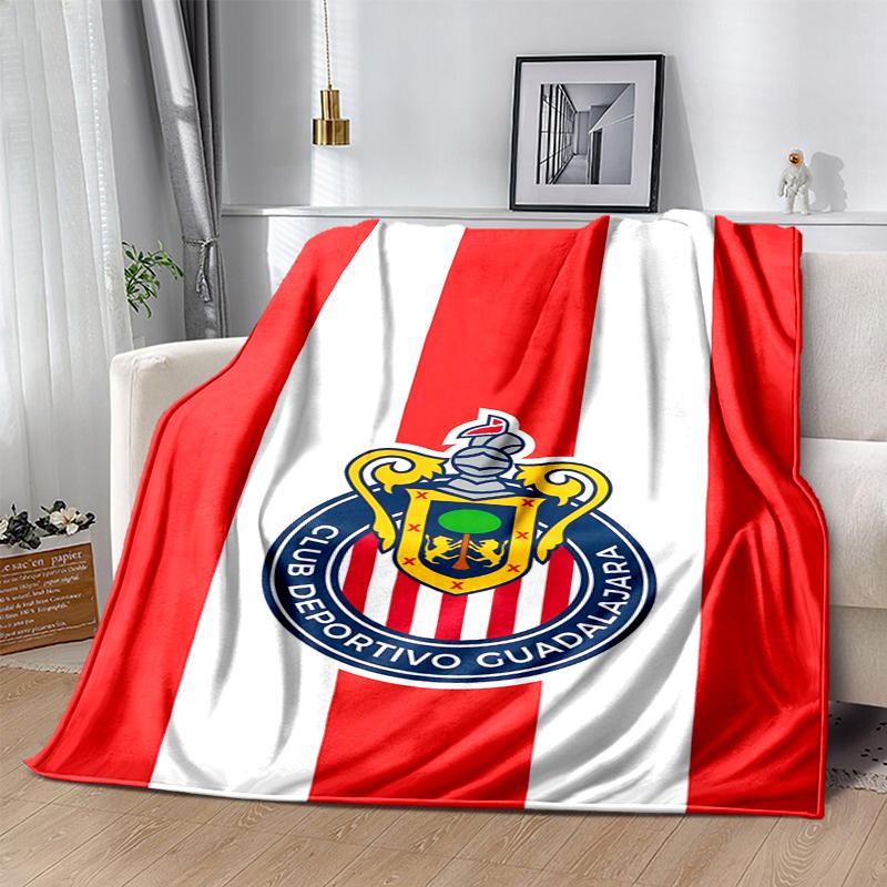 USA FC Flannel Blanket Soft All-Season Throw, Design for Camping, Car Travel, Hiking Sofa, Bed, Office Perfect Gift for Parties