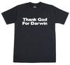 Thank God For Darwin Evolution  Science Funny Mens Loose Fit Cotton T-Shirt