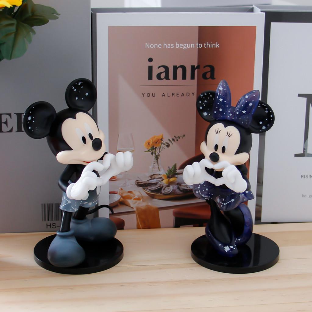 Mickey Mouse And Minnie Wedding Figurines Pvc Couple Gift For Wedding And Home Decor