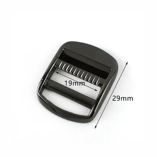 2/4/10 шт. Meetee 19/25/32/38 мм Металлическая регулируемая пряжка Регулировочная пряжка для ремней сумок Трехщелевая пряжка Соединитель для стропы Пряжки-слайдеры Аксессуары для DIY 2Pcs