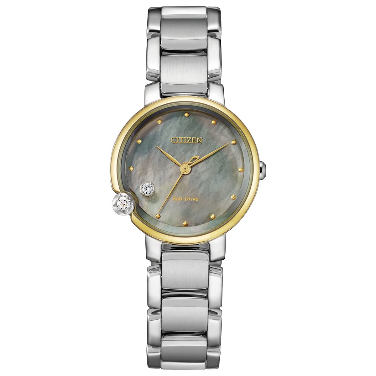 

Citizen L Watch Round Collection Silver [Citizen] Eco-Drive EW5584-81Y Women s
