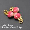 13pcs/Lot Mix Dessert Cake Ice Cream 3D Gold Color Enamel Charms For Jewelry Making Supplies Candy DIY Cute Pendant Accessories
