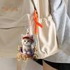 Kitten Car Pendant Hanging Ornament Acrylic Rearview Mirror Decor Cute Cat Bag Charm Car Interior Accessories