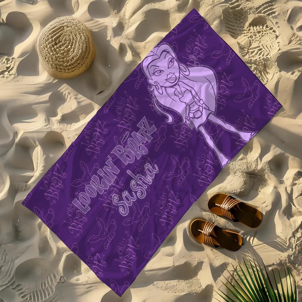 Fashion B-Bratz Towel Yoga Gym Yoga Gym Lightweight Portable for Swimming Beach Travel Sports Accessories Sandproof